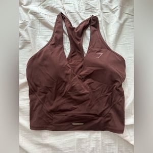 Gymshark Whitney Crop Tank - Rekindle Brown